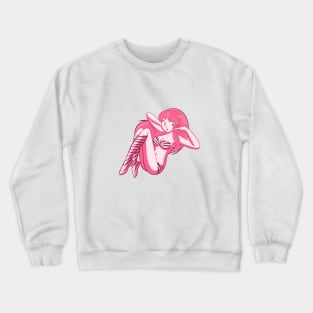 Lum (lamù) urusei yatsura pink version Crewneck Sweatshirt